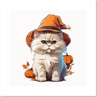 Magical Orange Hat Cat Posters and Art